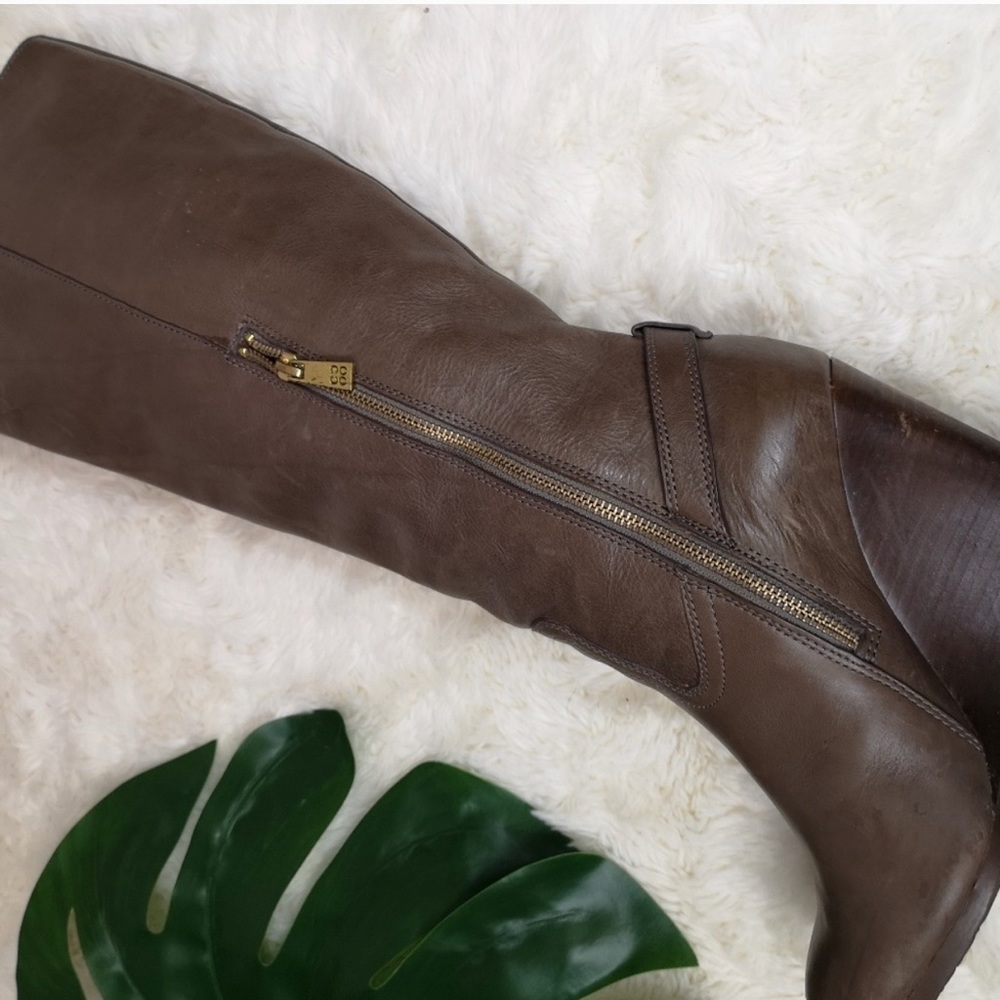 Coach taupe tall boots